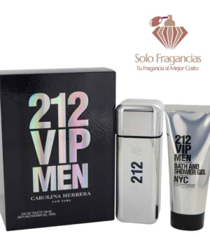 212 Vip Cologne - Gift Set - 3.4 oz Eau De Toilette Spray + 3.4 oz Shower Gel