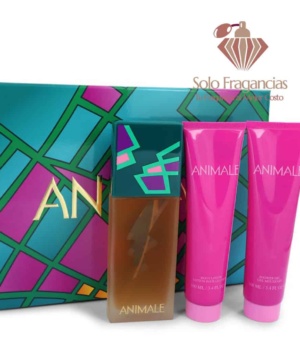 Animale - Gift Set - 3.4 oz EDP Spray + 3.4 oz Shower Gel + 3.4 oz Body Lotion
