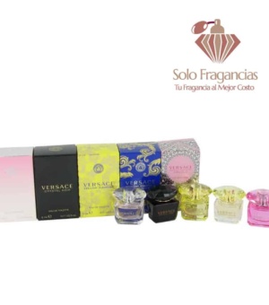 Bright Crystal - Gift Set - Miniature Collection Incluye .17 oz minis de Crystal Noir, Bright Crystal, Yellow Diamond, Bright Crystal Absolu y Yellow Diamond Intense