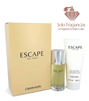 Escape - Gift Set - 3.4 oz EDT Spray + 6.7 oz After Shave Balm
