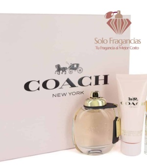 Coach - Gift Set - 3 oz EDP Spray + .25 oz Mini EDP Spray + 3.3 oz Body Lotion