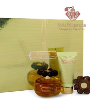 Covet - Gift Set - 3.4 oz EDP Spray + 2.5 oz Body Lotion + Perfume Compact