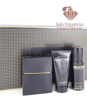 Nirvana Black - Gift Set - 1 oz EDP Spray + 1.7 oz Body Lotion + 1.3 oz Dry Shampoo
