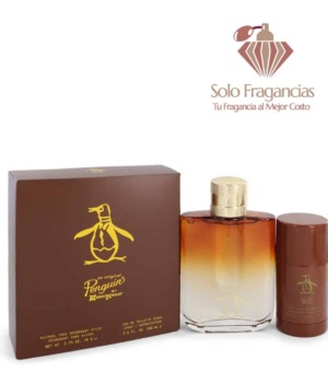 Original Penguin - Gift Set - 3.4 oz EDT Spray + 2.5 oz Deodorant Stick (Alcohol Free)